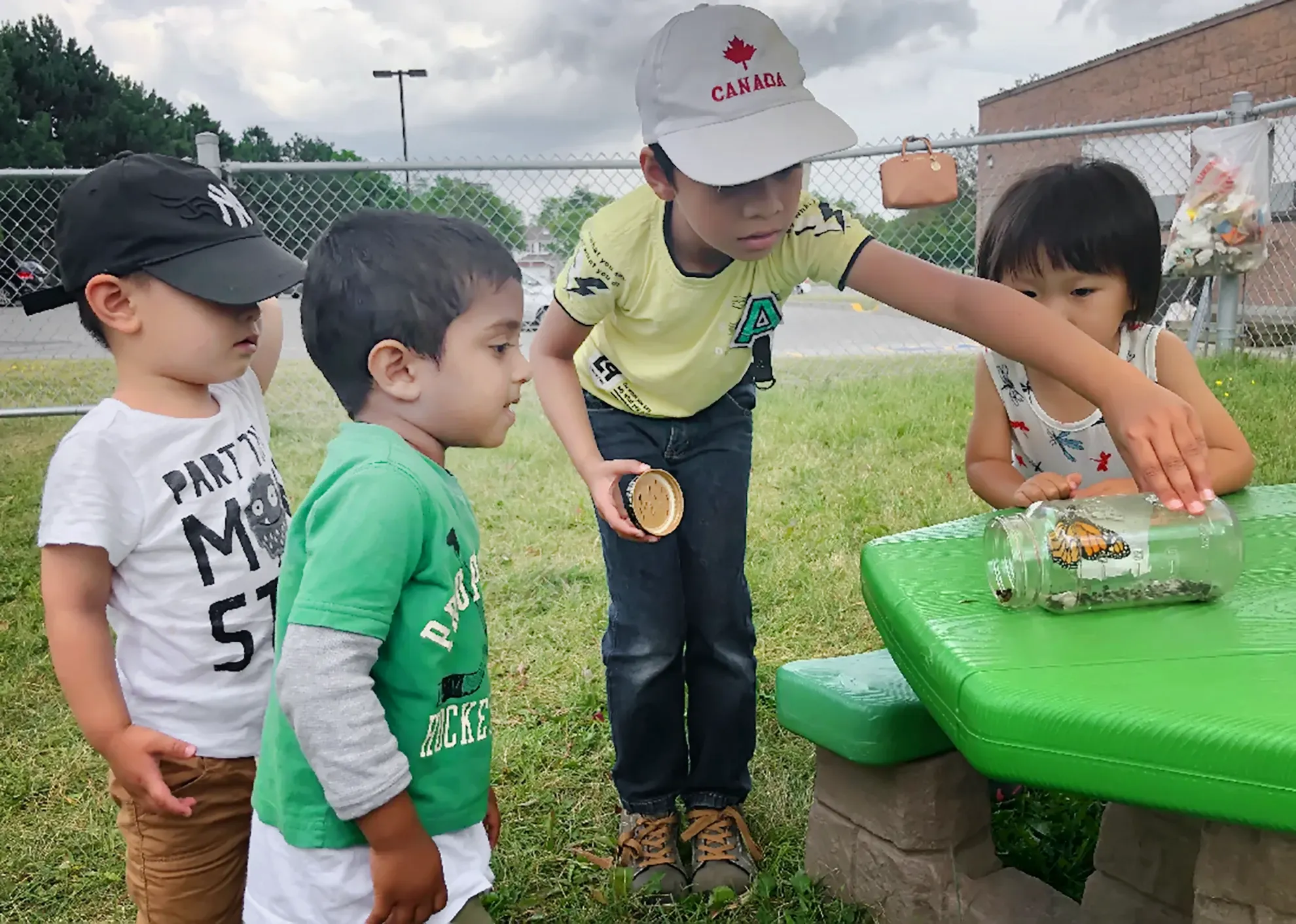 Children enjoying outdoor play
